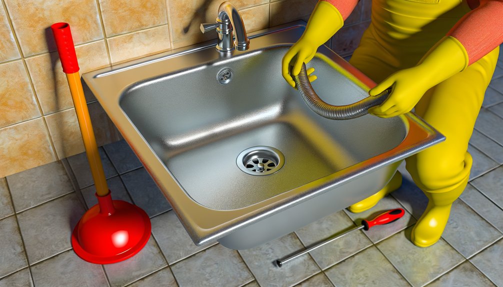 emergency clogged sink solutions