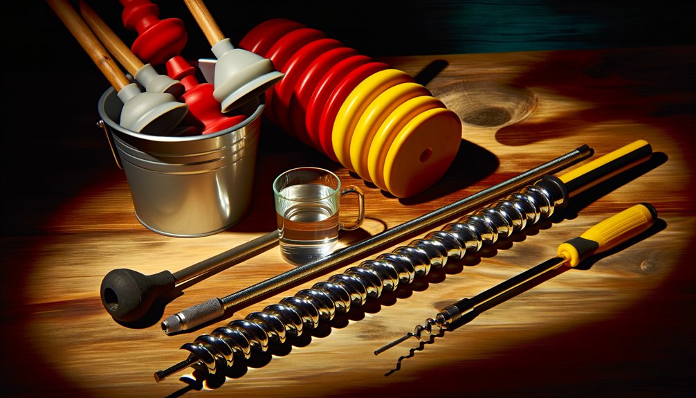 essential tools for unclogging pipes