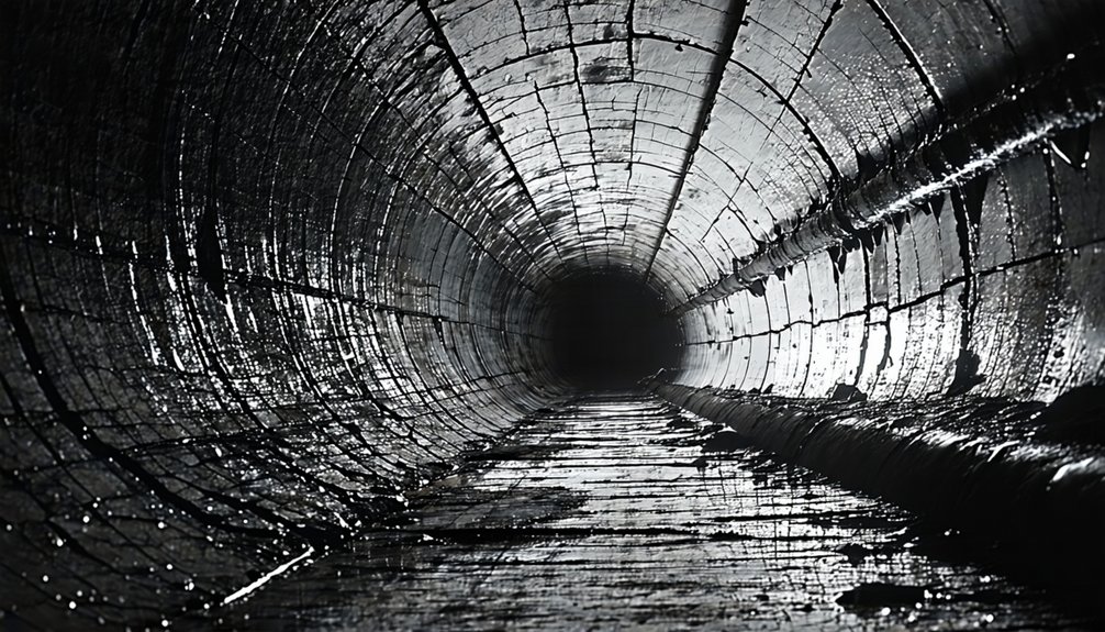 sewer line damage indicators
